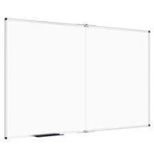 VIZ-PRO Large Dry Erase Board/Magnetic Foldable Whiteboard, 60 X 48 Inches