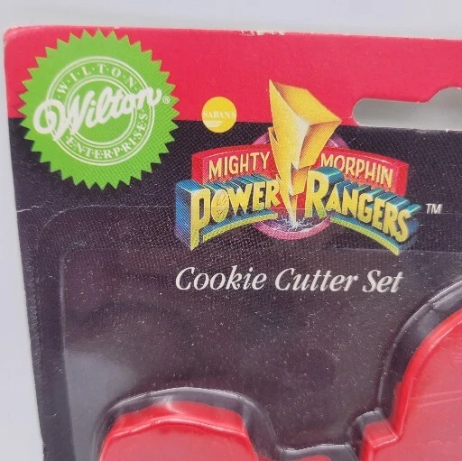 Vintage 1994 Wilton Mighty Morphin Power Rangers MMPR Cookie Cutters NIP - Image 2 of 4