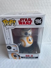 BNIB FUNKO POP VINYL #196 BB-8 FIGURE STAR WARS SERIES BOBBLE-HEAD