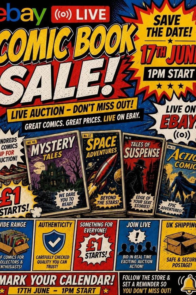 Comic book clearance - £1 start