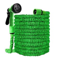 Expandable Garden Water Hose with Spray Nozzle Flexible Pipe 25FT 50FT 75FT 100F