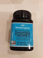 Wedderspoon 100 Raw Manuka Honey KFactor 12 17 6 oz 500 g BPA-Free, Non-GMO, Raw