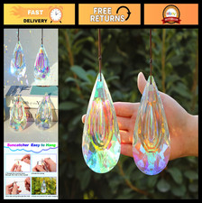 Large 120mm Crystal Suncatcher 2 Pack - Prism Sun Catchers for Windows, Rainbow
