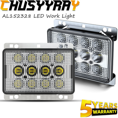 2PCS Headlights RE269110 AL152328 for Deere 5325 6125E 6420L 5045D 5093E 2054