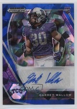 2021 Panini Prizm Draft Picks Blue Ice 20/75 Garret Wallow #DPA-GWA Auto 4z8