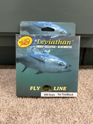 RIO Big Game Leviathan Fly Line 600gr 26ft Sink Tip Yel Tint/Black USA Saltwater