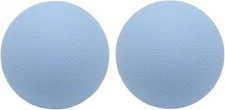 Hard Lacrosse Ball Massage Therapy. Firm Trigger Point Massager Blue 