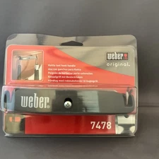 WEBER Original Charcoal Kettle Grill Tool Handle Hanger W/ Hook 7478 New Sealed
