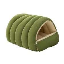 Enclosed Pet Bed Plush Cat Nest Soft Cushion House for Cats and Small Dogs - ...