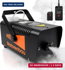 Fog Machine, Smoke Machine with Remote for Halloween, Indoor  Outdoor