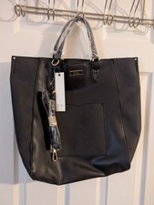  With Tags BCBG Purse Black Women's Carla Tote Bag - New purse with tags rare