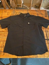 Carhartt Lightweight Shirt Work Force Relaxed Men's 2XL Short Sleeve Button Down