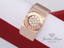 Bulgari Ring Bvlgari Rosegold 750 Gr 53 Diamanten Brillanten 2018 AN857275 Gold