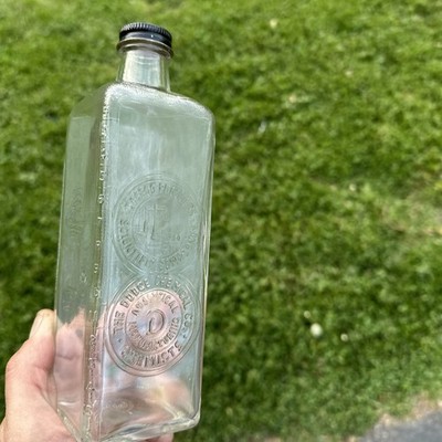 1930s De Ce-Co Products Scientific Compounds Dodge Chemical Co Bottle w/ cap