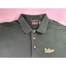 Antigua USF Bulls Polo Shirt Green XL South Florida NCAA Golf Desert Dry Sport