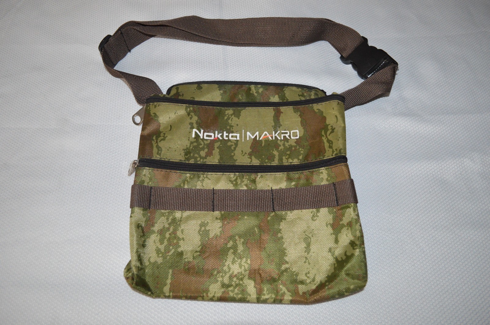 NOKTA / MAKRO ~ CAMO METAL DETECTOR FINDS BAG/POUCH ~ 17000359 ~ LIGHTLY USED