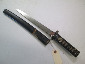 OVER 500 YEARS OLD SAMURAI JAPANESE DAGGER TANTO SWORD BIZEN UTSURI GROOVES #SF6