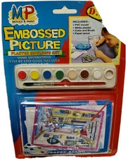 Vintage Artrain Mould  Paint Embossed Picture Plaster Moulding Set Kit