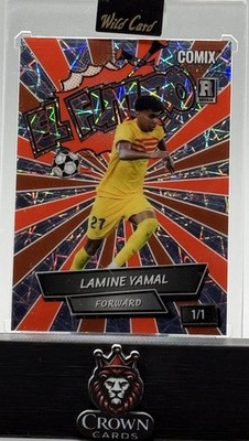 2024 Wild Card Comix Platinum El Futuro Lamine Yamal 1/1 Barcelona Rookie Spain