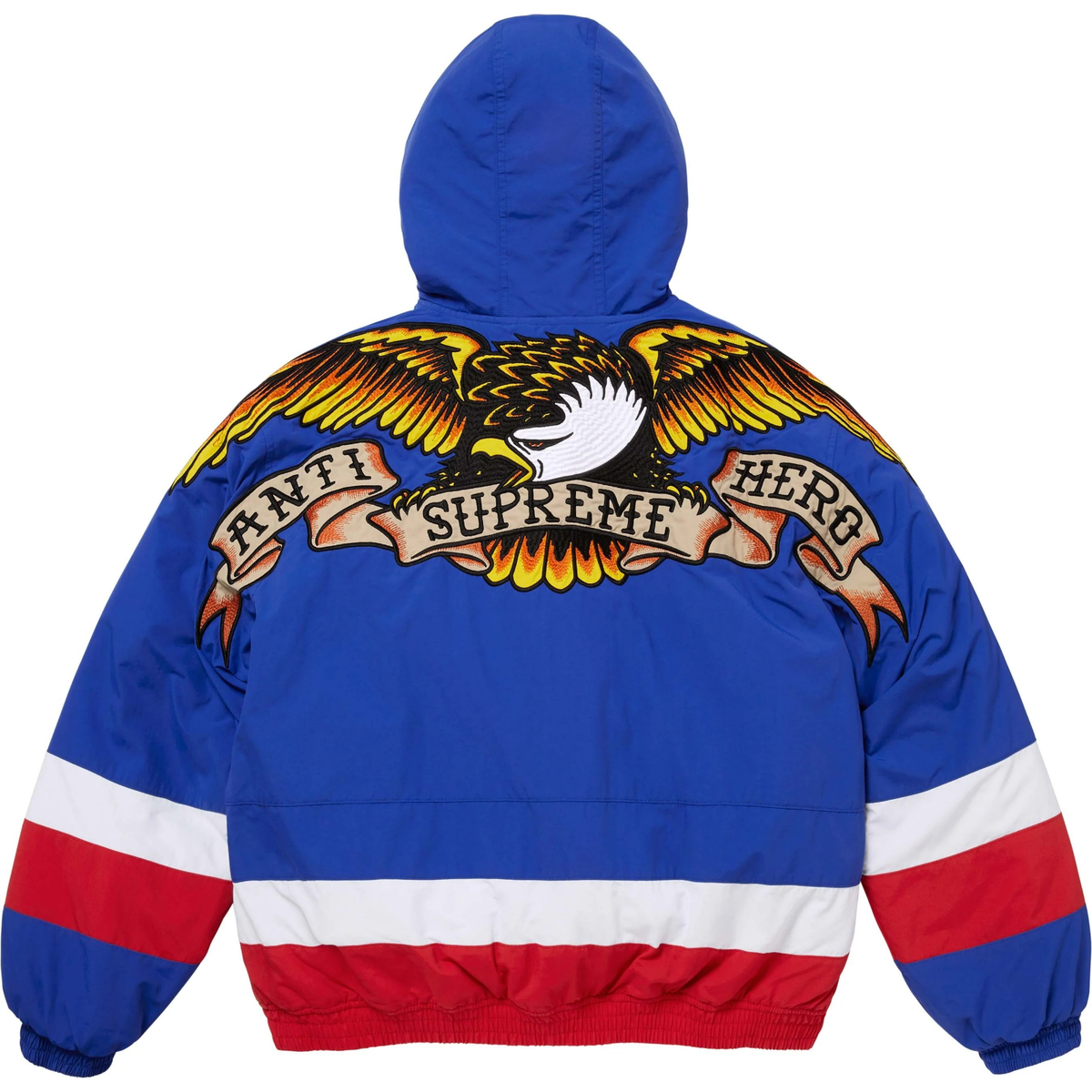 Supreme x ANTIHERO Stadium Jacket Black Blue 2colors FW25 | eBay