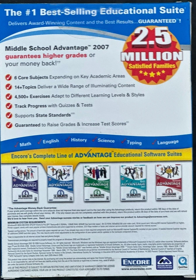 Middle School Advantage 2007 PC - Image 2 of 3