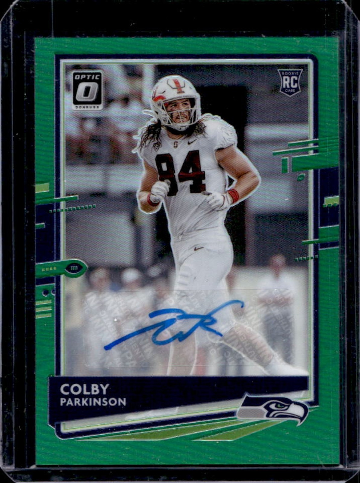 Colby Parkinson Panini Donruss Optic #127 Autograph-Green