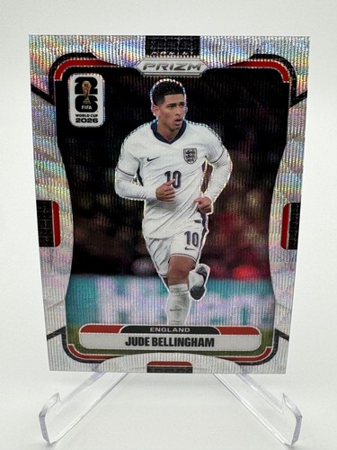 2026 Panini Prizm FIFA World Cup #114 Jude Bellingham Wave Prizms England