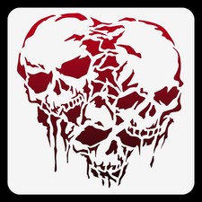 Doodlream 1pc Triple Struggling Skulls Journal 11.8 inches x