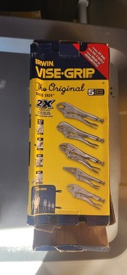 Irwin Vice Grip The Original 5 Piece Set Kit Bag