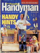 The Family Handyman Mag Nov 2000, Handy Hints Cover