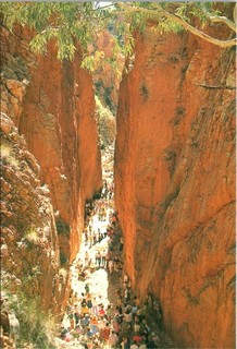 Dr Jim Stamps Australia 20C Pre Stamped Continental Postcard Standley Chasm