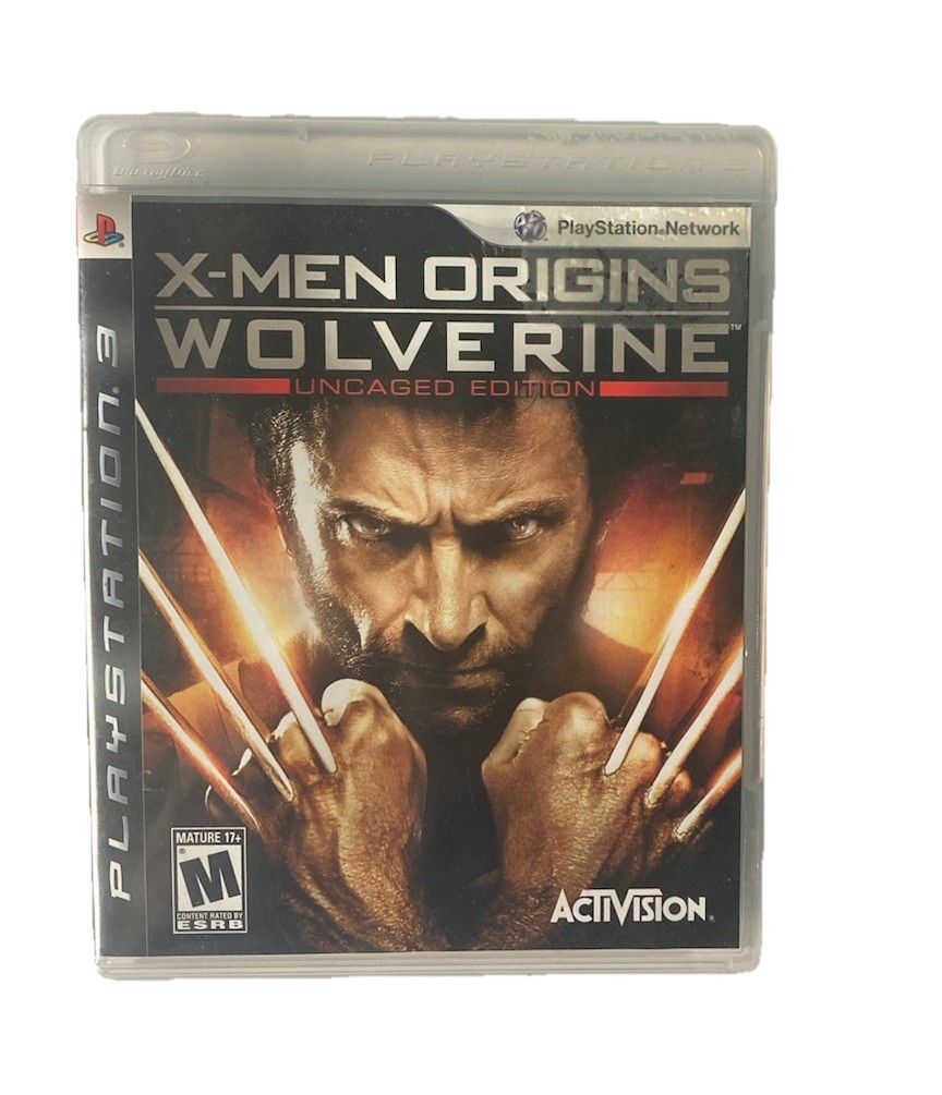 X-Men Origins: Wolverine Uncaged Edition (Sony PS3, 2009) Tested With Manual