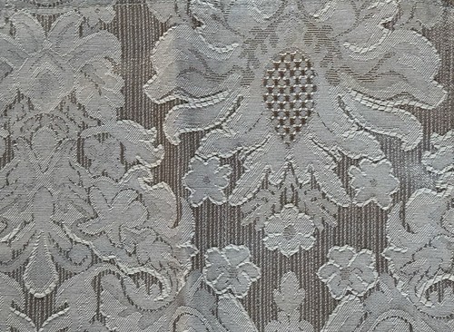 8 Tovaglioli da Pranzo Wedgwood England 1759 Damascati Beige/Marrone 19” x 19” - Foto 7 di 10