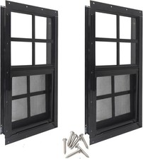 12 x 18 Shed Windows with Tempered Glass and ...