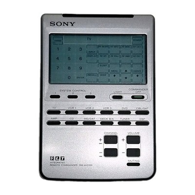 Genuine Sony Remote Commander RM-AV2100 Pre Programmed Universal Learning Remote