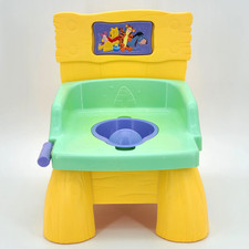 VTG Infant Trainer Potty Training Winnie The Pooh 100 Acre Wood Collectible WORK