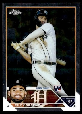 2023 Topps Chrome Riley Greene RC Detroit Tigers #182