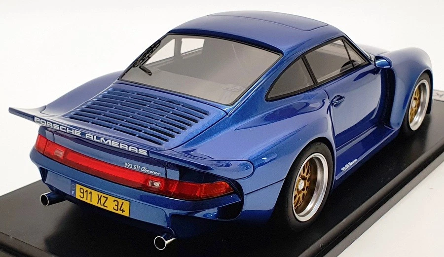 Kess Models 1/18 Scale Model KE18004A - Porsche 911 993 GT1 Aimeras - Met Blue — 第 2/4 张图片