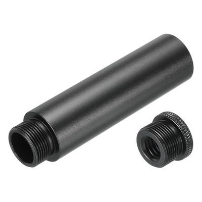 Mic Stand Extension Tube 5/8 Thread Extension Rod with Mic Adapter 1 Set