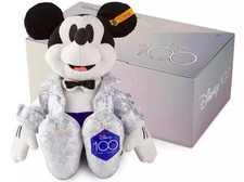 2023 DISNEY STEIFF D100 ANNIVERSARY 12 PLUSH MICKEY MOUSE TOY DOLL NIB