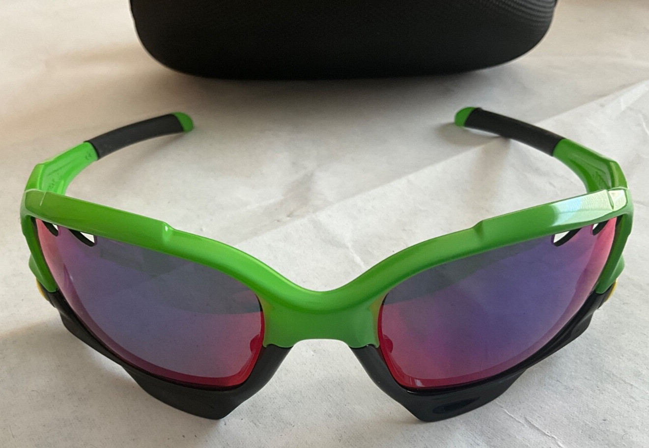 Oakley Jupiter Camo Jawbone Green Positive Red Iridium Lenses 24-255