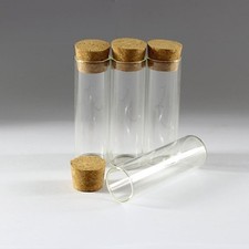 Borosilicate Vial Clear 10-50 pieces Vials 22x70mm Small Bottles with Cork 18ml