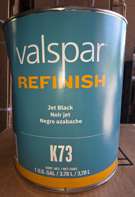 Valspar K73 Jet Black REFINISH - 1 Gallon