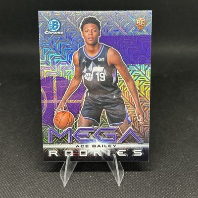 2025 Bowman Chrome Ace Bailey Mega Rookies Mojo Refractor #MR-5 Utah Jazz