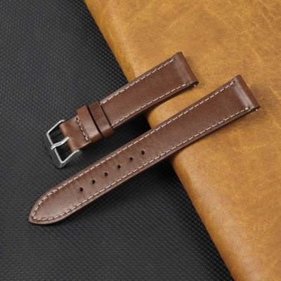 #ad #ad Leather Watch Band Men Real Watch Strap Quick Release 18mm 19mm 20mm 21mm 22mm $5.00