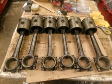 1930 Buick 6 Cylinder Pistons And Connecting Rods Set Of 6