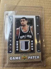 2007-08 Upper Deck Tim Duncan Game Used Jersey #GJ-TD NBA San Antonio Spurs 