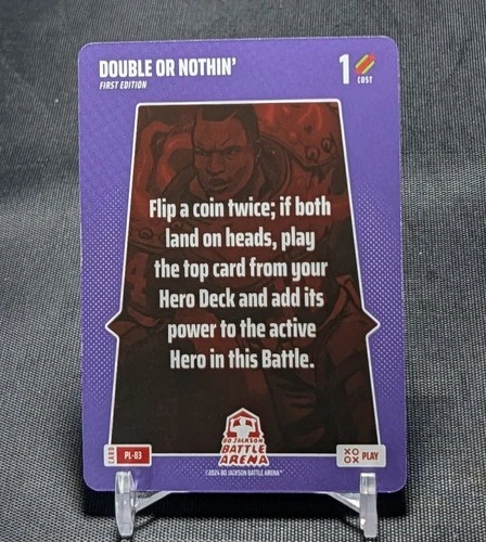 Double Or Nothin\' Play Card - 2024 Bo Jackson Battle Arena #PL-83