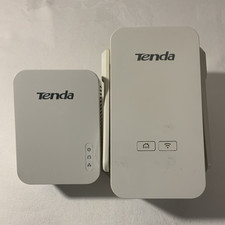 Tenda Plug-In Wi-Fi Range Extender Booster Set, 2 Units, White