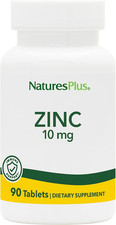 Zinc Tablets - 10 Mg, 90 Vegetarian Supplements - Immune System Supplement for C
